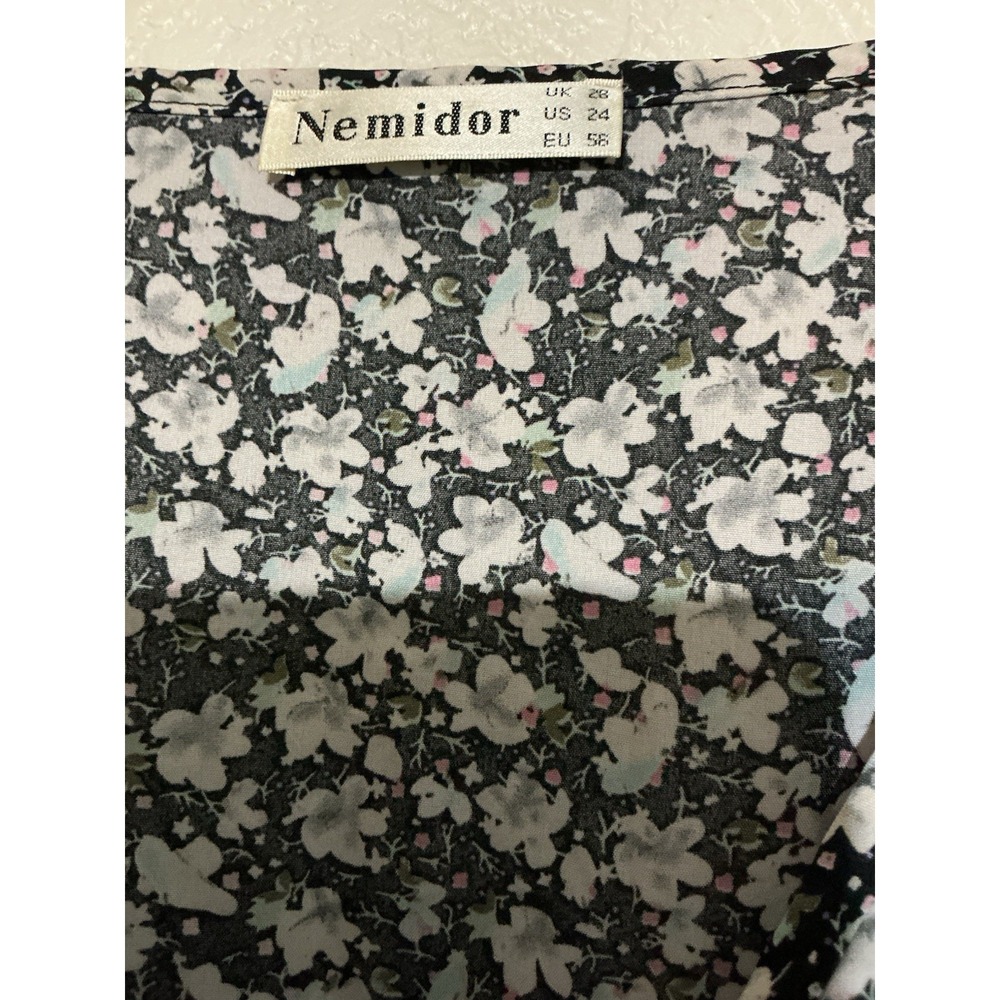 Nemidor Womens 24 Floral Maxi Dress Pockets Tea Party Cottagecore - Picture 2 of 7
